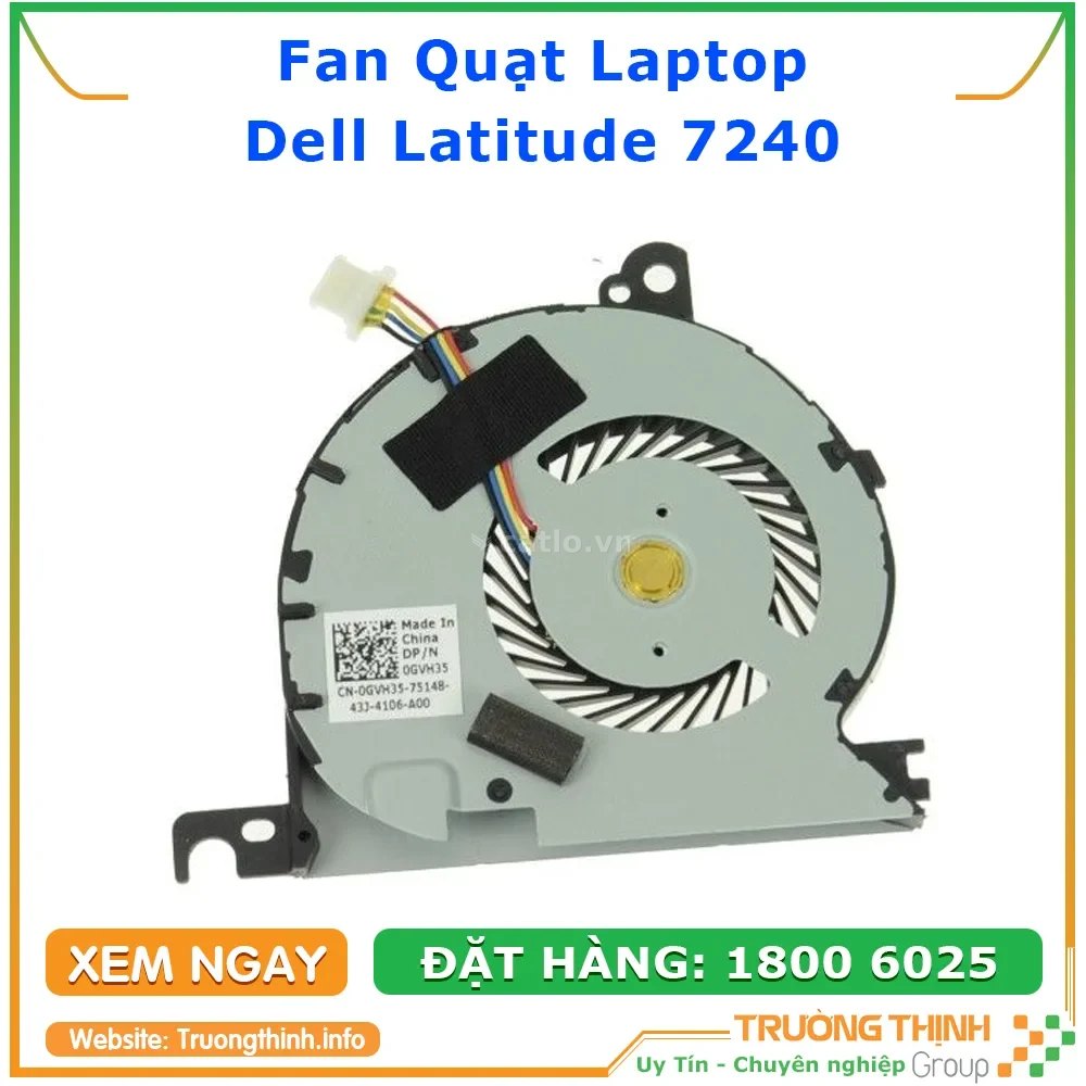 Quạt Laptop Dell Latitude 7240 – ảnh 1