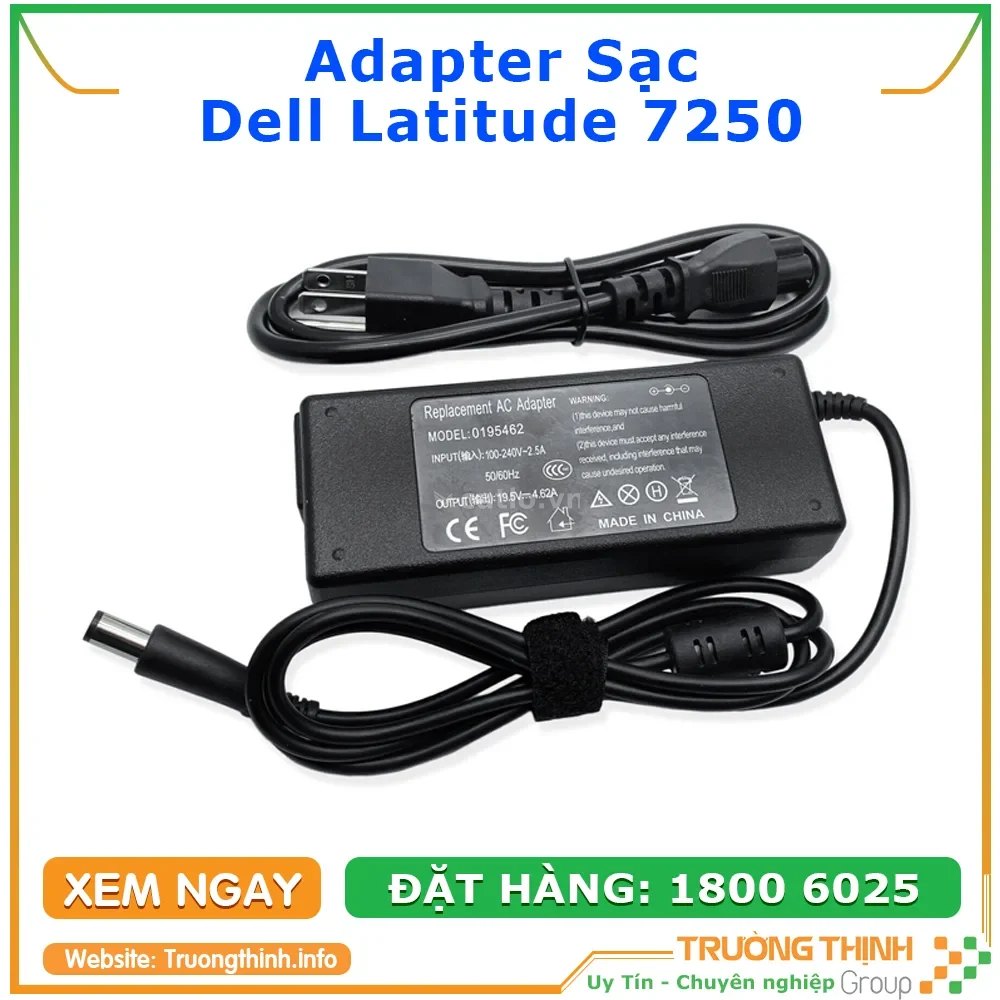 Sạc Laptop Dell Latitude 7250 – ảnh 1