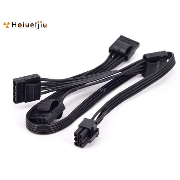 Dây Cáp Nguồn 6pin Sang 4 Sata Dành Cho Corsair Rm1000X – ảnh 1
