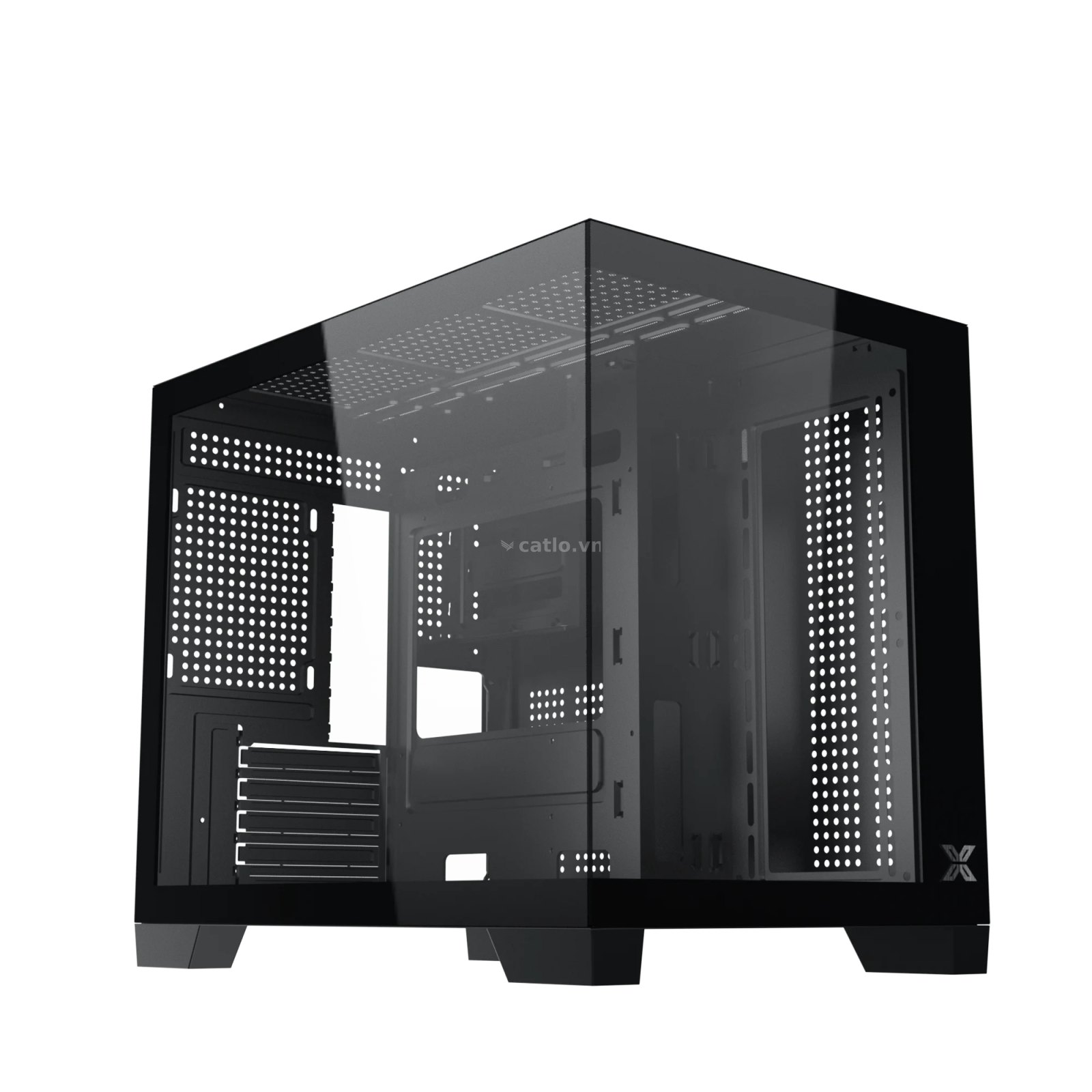 Thùng máy Xigmatek Aqua ML (EN90038) ATX (Chưa Kèm Fan) | M-ATX/Mini-ITX, Kính cường lực, Đen – ảnh 1