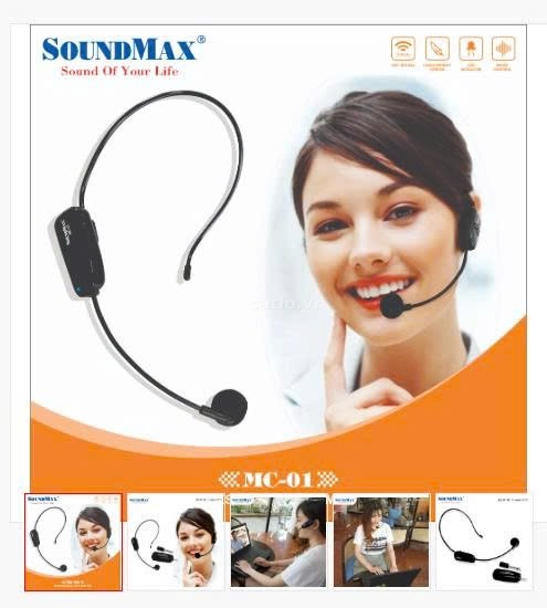 Micro không dây SoundMax MC-01 – ảnh 1