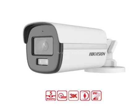Camera HDTVI có màu ban đêm 5MP HIKVISION DS-2CE12KF0T-FS – ảnh 1