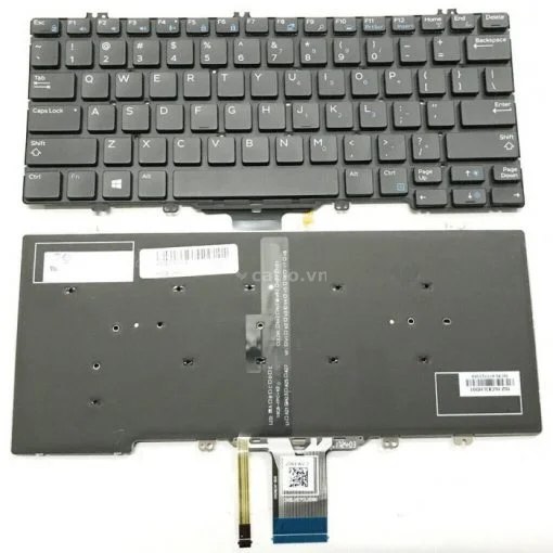 Bàn phím laptop Dell Latitude 5280 5288 5289 7280 7290 7380 7390 5290( E7280 - không led ) – ảnh 1