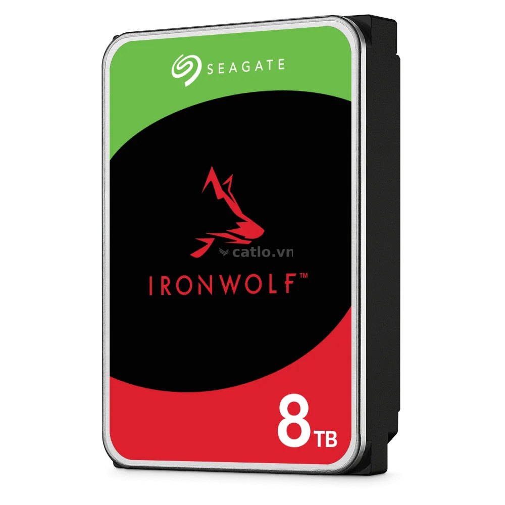 Ổ cứng HDD Seagate IronWolf NAS 8TB ST8000VN004 | SATA III, 3.5 inch, 7200RPM, 256MB Cache – ảnh 1