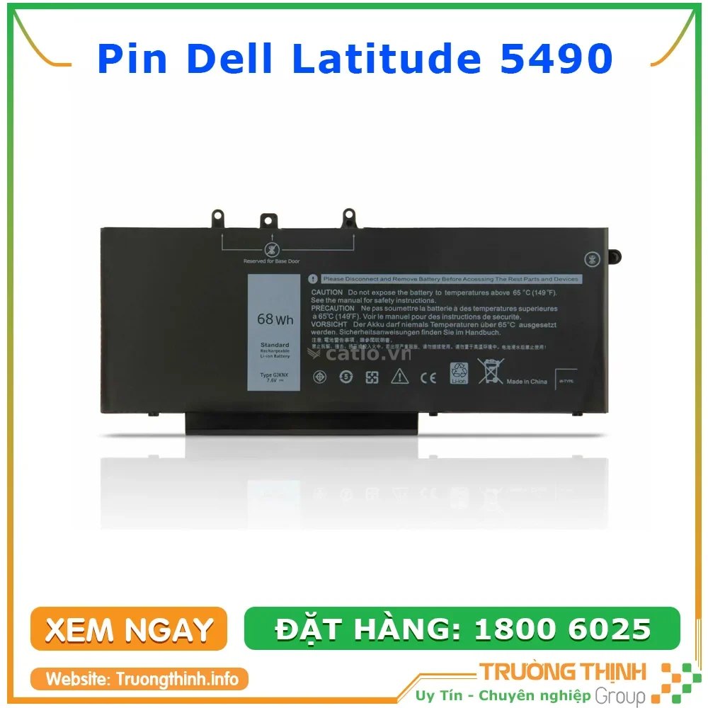 Pin Laptop Dell Latitude 5490 – ảnh 1