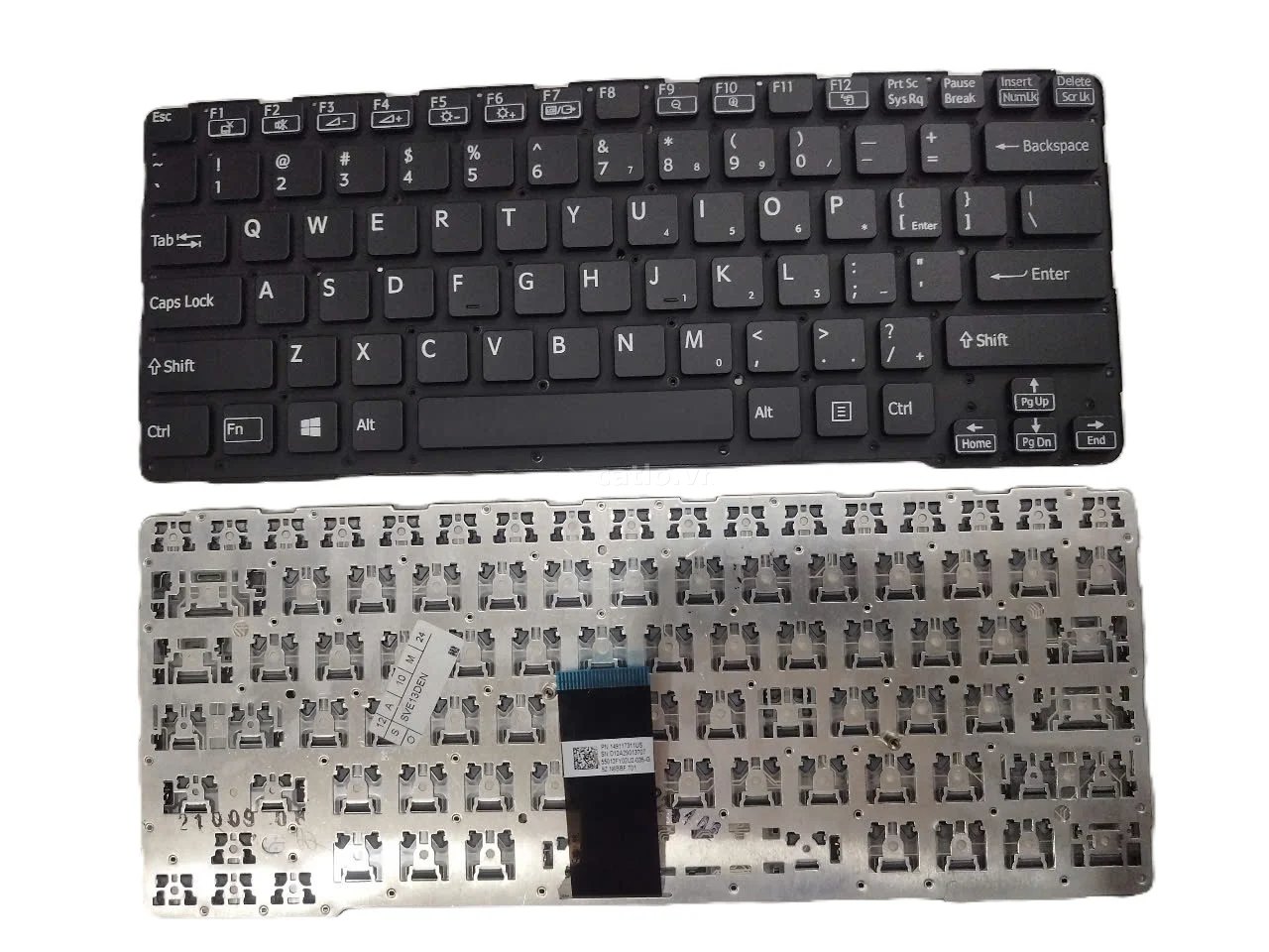 Bàn phím laptop Sony Vaio SVE13, SVE13112FX, SVE13125CX, SVE14A, SVE14A15F, SVE14A27CXH (ĐEN, 2… – ảnh 1