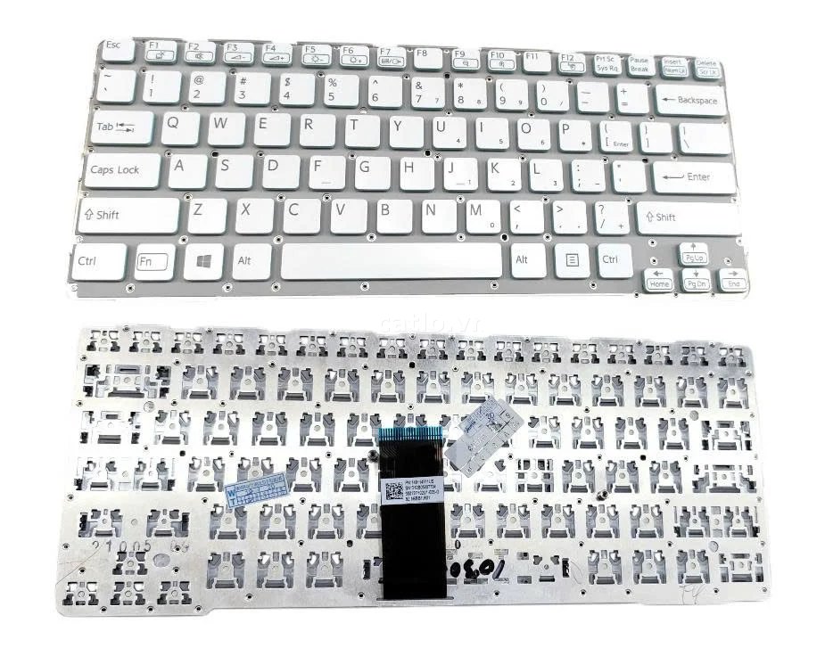 Bàn phím laptop Sony Vaio SVE13, SVE13112FX, SVE13125CXW, SVE14, SVE14123CLW, SVE14126CLW (TRẮNG… – ảnh 1