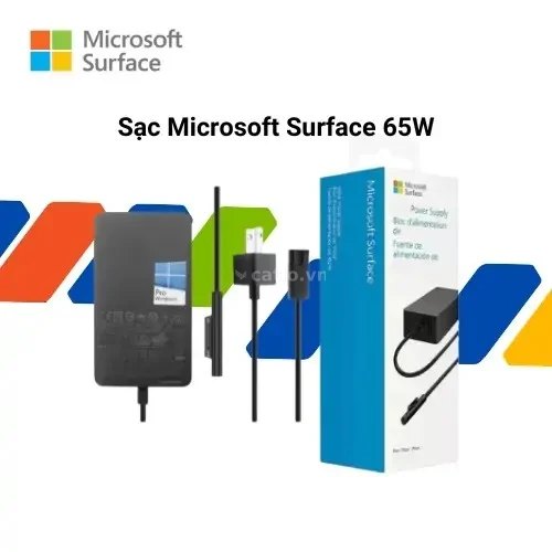 Bộ sạc Microsoft Surface 65W – ảnh 1