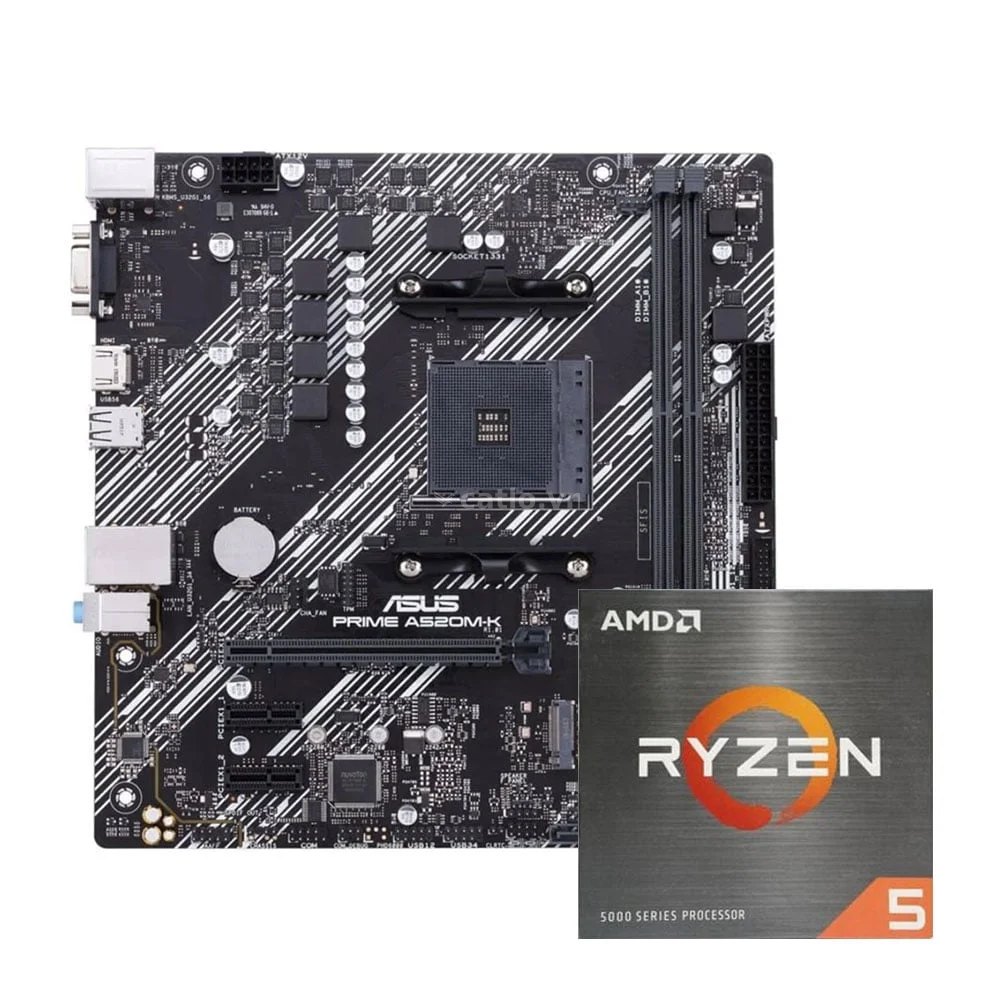 COMBO AMD Ryzen 5 5600GT - ASUS A520M-K PRIME – ảnh 1