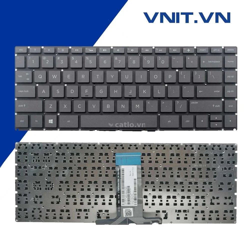 Bàn phím HP 14BA, 14BS, 14BF, 14CM, 240 G8, 240 G7, 245 G7, 348 G5 Đen Zin 14-BS – ảnh 1