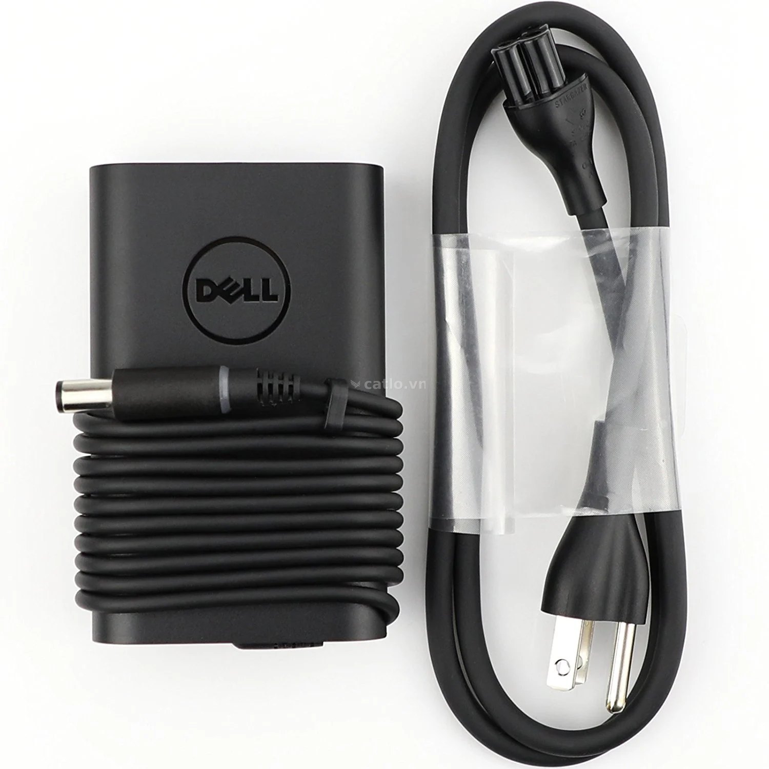 Sạc laptop Dell 19.5V-3.34A (OVAL,Kim) – ZIN – ảnh 1