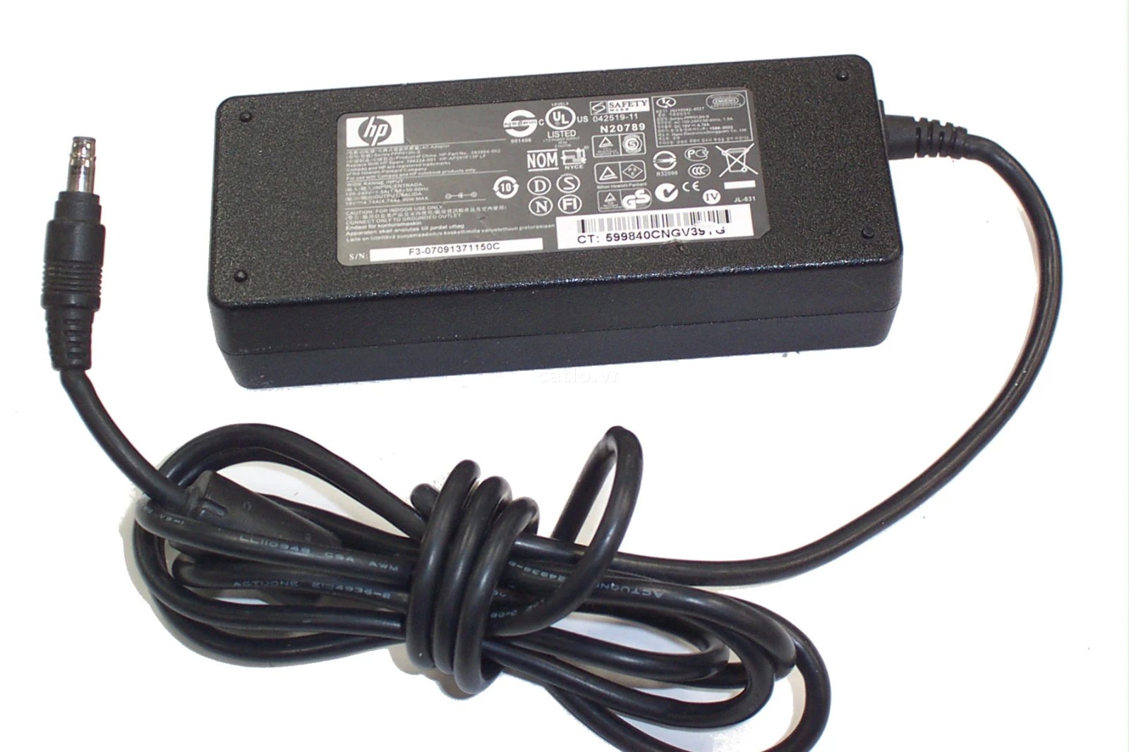 Sạc laptop HP – Compaq 19V-4.74A (Đầu đạn) – ZIN – ảnh 1