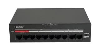 SWITCH POE 8 PORT Hilook DS-3E0110MP-60 8 x 10/100Mbps PoE port, 2 × 10/100Mbps RJ45 port, Vỏ kim lo – ảnh 1