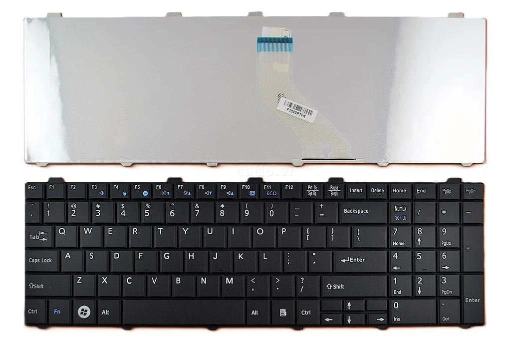 Bàn phím laptop Fujitsu Lifebook A530, AH530, AH531, NH751 (RENEW, BH 6TH) – ảnh 1