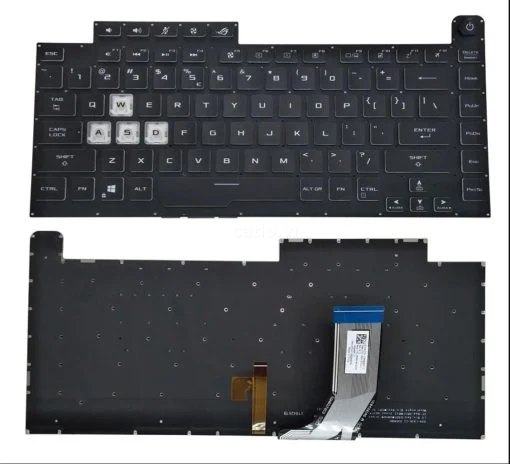 Bàn phím laptop Asus ROG Strix Scar III G512 L 3 PLUS G531 S5D G531GT G531G (LED 7 MÀU, BH 6TH) – ảnh 1