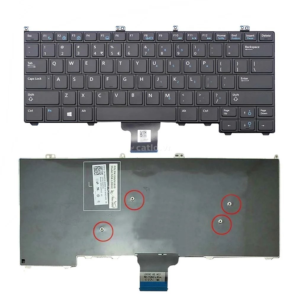 Bàn phím laptop Dell Latitude 12 E7240, 14 E7440 – ảnh 1
