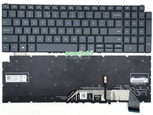 Bàn phím laptop Dell Inspiron 15 3501 3502 3505 3505 5501 5502 5508 5509 5584 5590 5593 5594 5598, V – ảnh 1