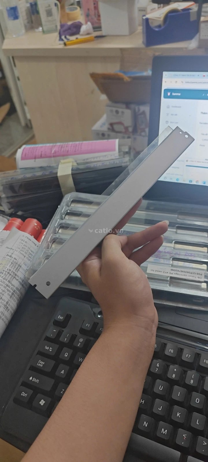 LLKGZ412WB - Gạt Mực dùng hộp mực Zin - PANTUM -412 ( Máy in PANTUM P3302/3012/ M6702/7102/7202/7302 – ảnh 1