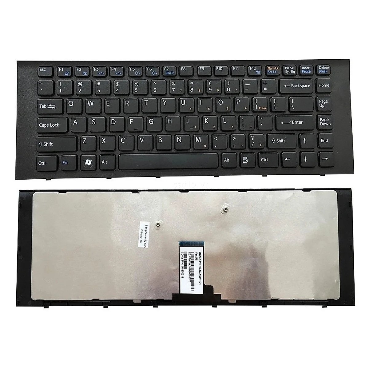 Bàn phím laptop Sony Vaio VPCEG, VPCEK, VPCEG11FX, VPCEG23FX, VPCEG25EN, VPCEG25FX (EG – ĐEN, CÓ… – ảnh 1
