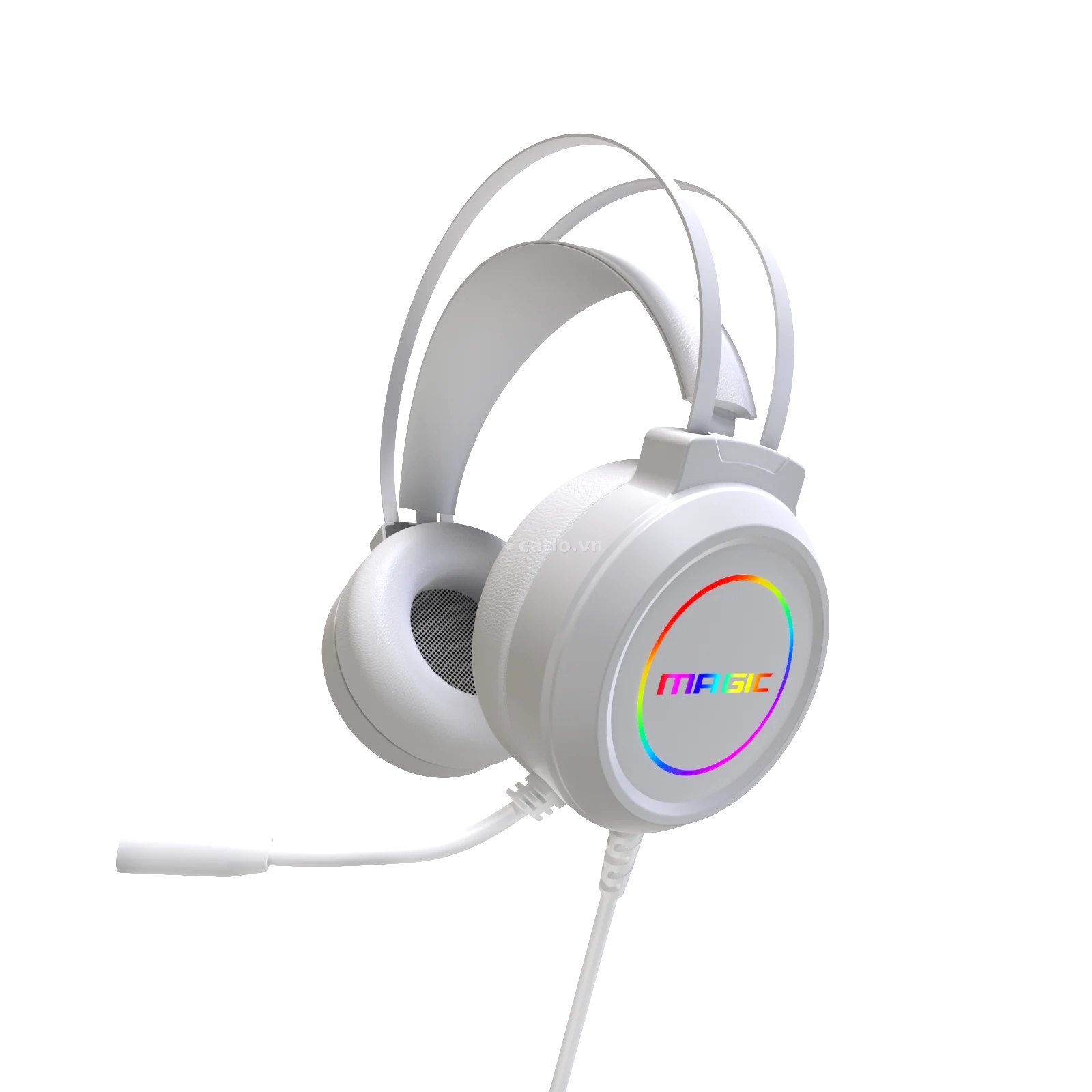 Tai nghe Gaming Magic HG-01 | 7.1 Surround, Trắng – ảnh 1