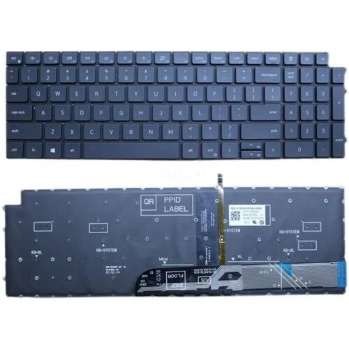 Bàn phím laptop Dell Inspiron 15 (3511) 3510 3515 3520 3521 3530 5510 5515 7510 16 7610, Vostro 15 3 – ảnh 1