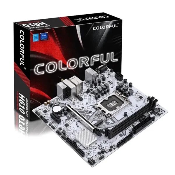 Mainboard Colorful BATTLE-AX H610M-E WIFI V20 | Intel H610, Socket 1700, M-ATX, 2 khe DDR4 – ảnh 1