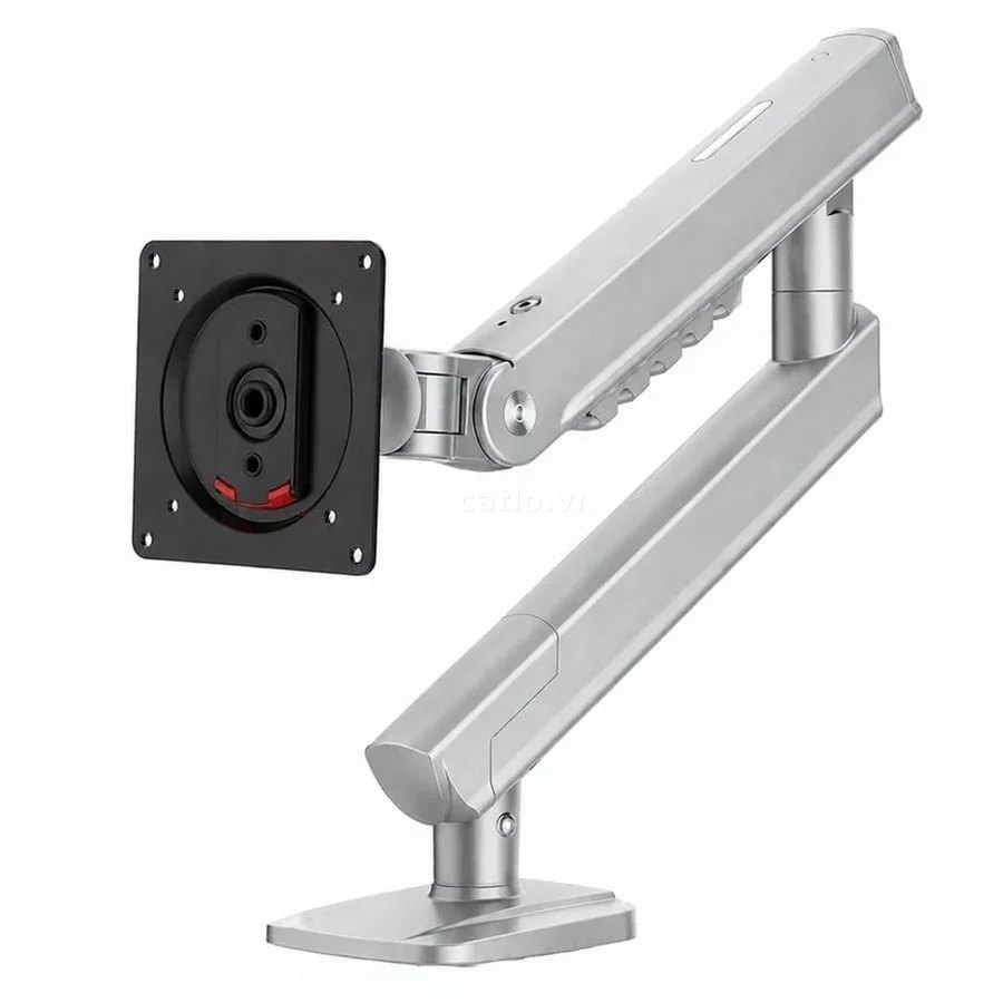 Giá treo màn hình North Bayou A5-XS Gaming Version 2026 | Chân đơn, 17-32 inch, Bạc – ảnh 1