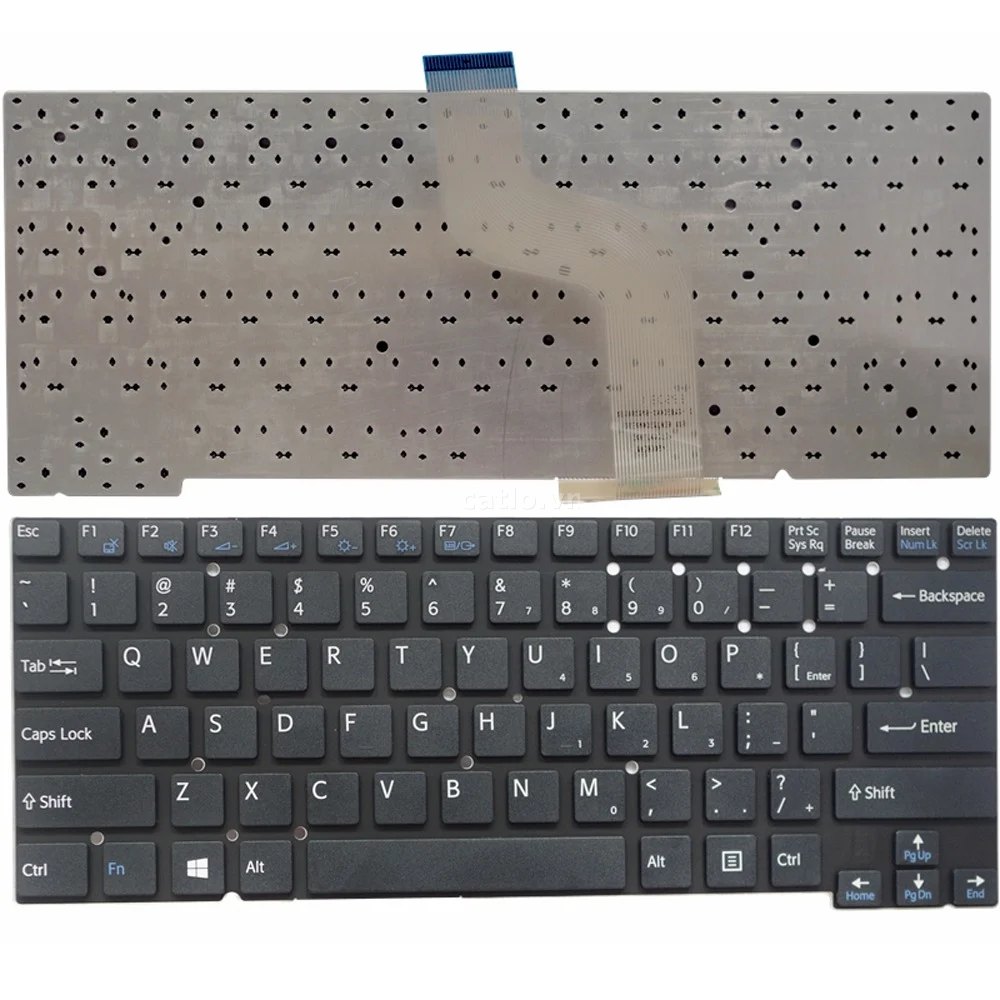 Bàn phím laptop Sony Vaio SVT13, SVT14 (US) Đen RENEW BH 6TH – ảnh 1