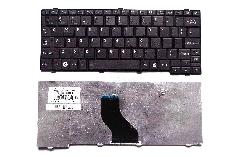 Bàn phím laptop Toshiba Satellite NB200 NB201 NB202 NB203 NB205 NB255 NB305 NB500 NB505 NB520… – ảnh 1