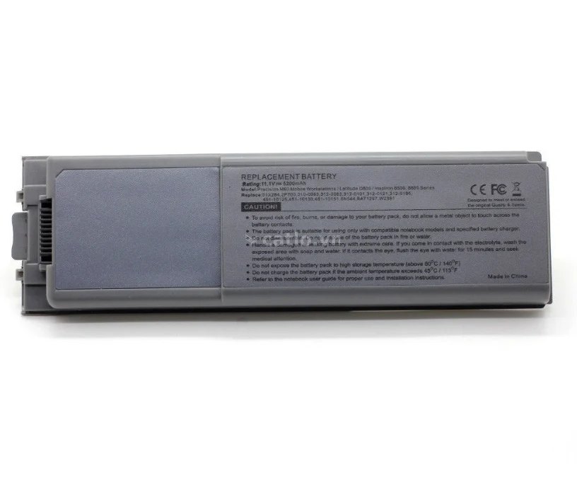 Pin laptop Dell Inspiron 8500 8600 Latitude D800 Precision M60 – Dell D800 (6 cell) – ảnh 1