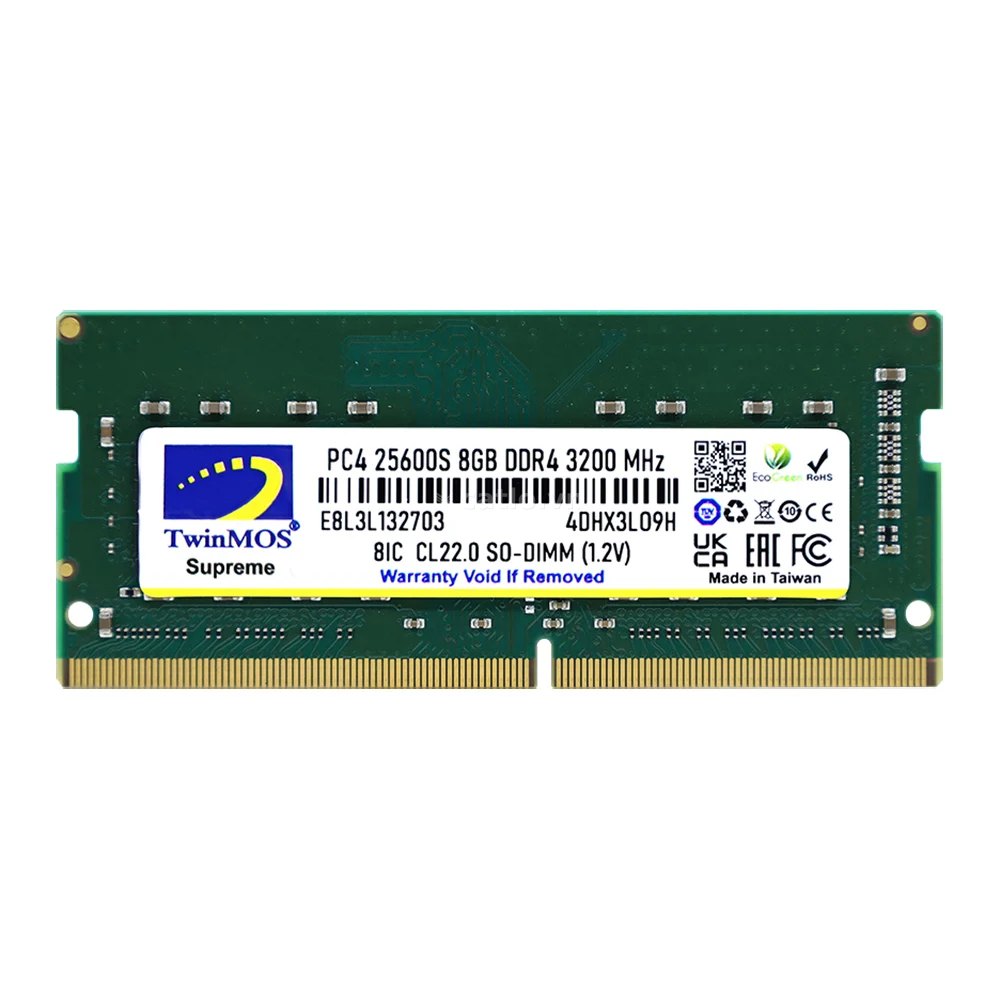 RAM Laptop TwinMOS Supreme 8GB DDR4 | 3200MHz, CL22, 1.2V, SODIMM – ảnh 1