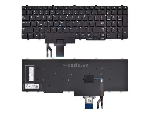 Bàn phím laptop Dell Latitude E5550 E5570 5580, Precision 3520 3510 7510 7520 7710 7720 – E5550 ( ko – ảnh 1
