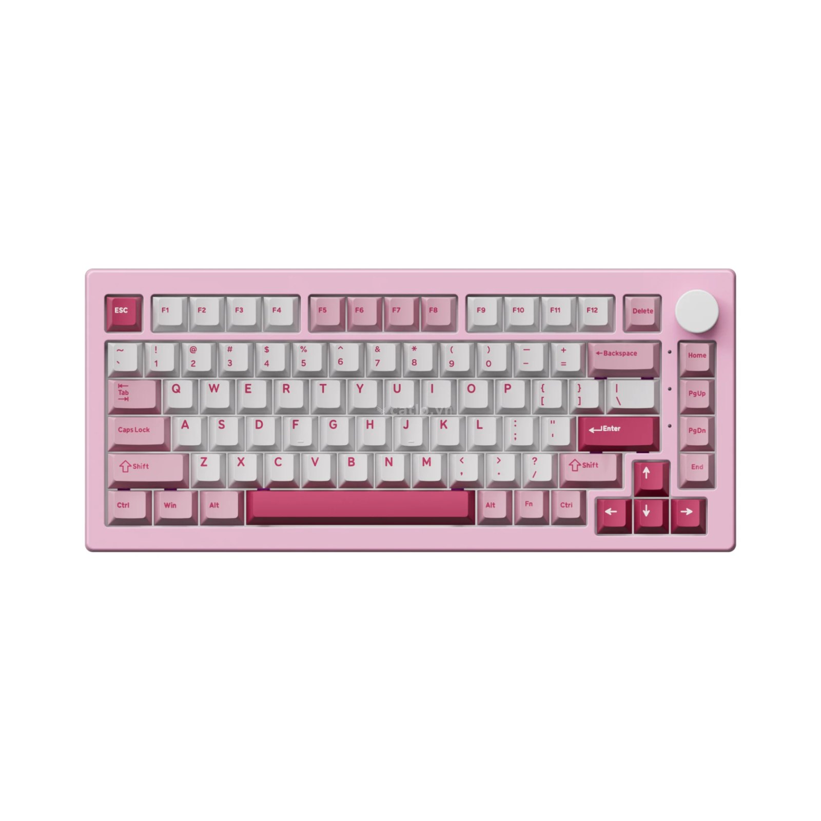 Bàn phím cơ gaming AKKO 5075 V3 Prunus Lannesiana | Không dây, 75%, Akko V3 Piano Switch – ảnh 1