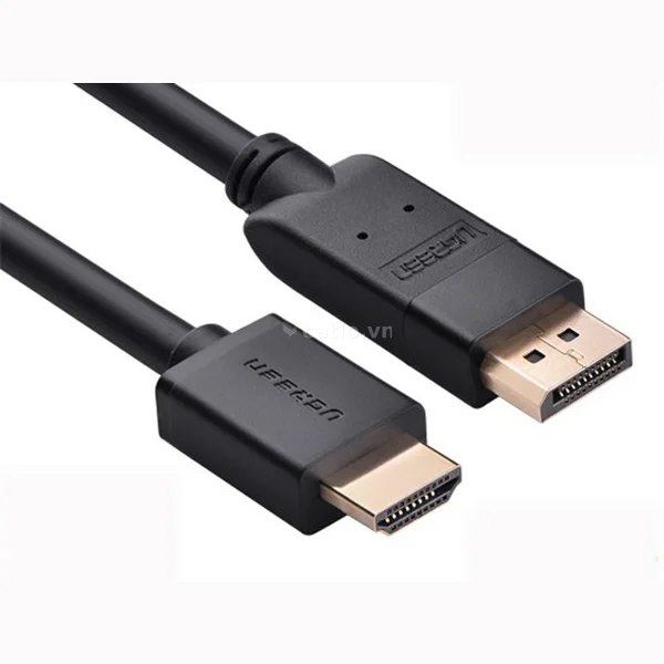 Cáp chuyển Displayport 1.2 to HDMI dài 5m hỗ trợ 4K/2K Ugreen 10204 – ảnh 1