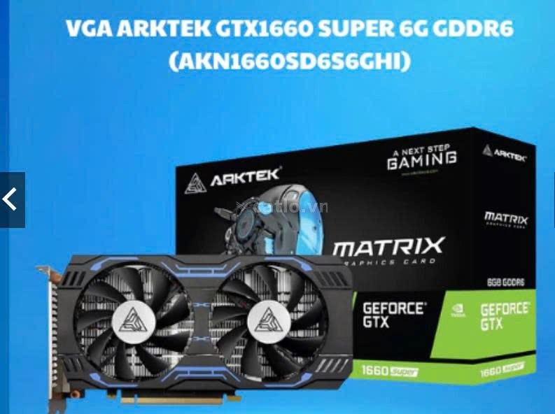 VGA ARKTEK GTX1660 SUPER 6G GDDR6 BH 36TH FV – ảnh 1