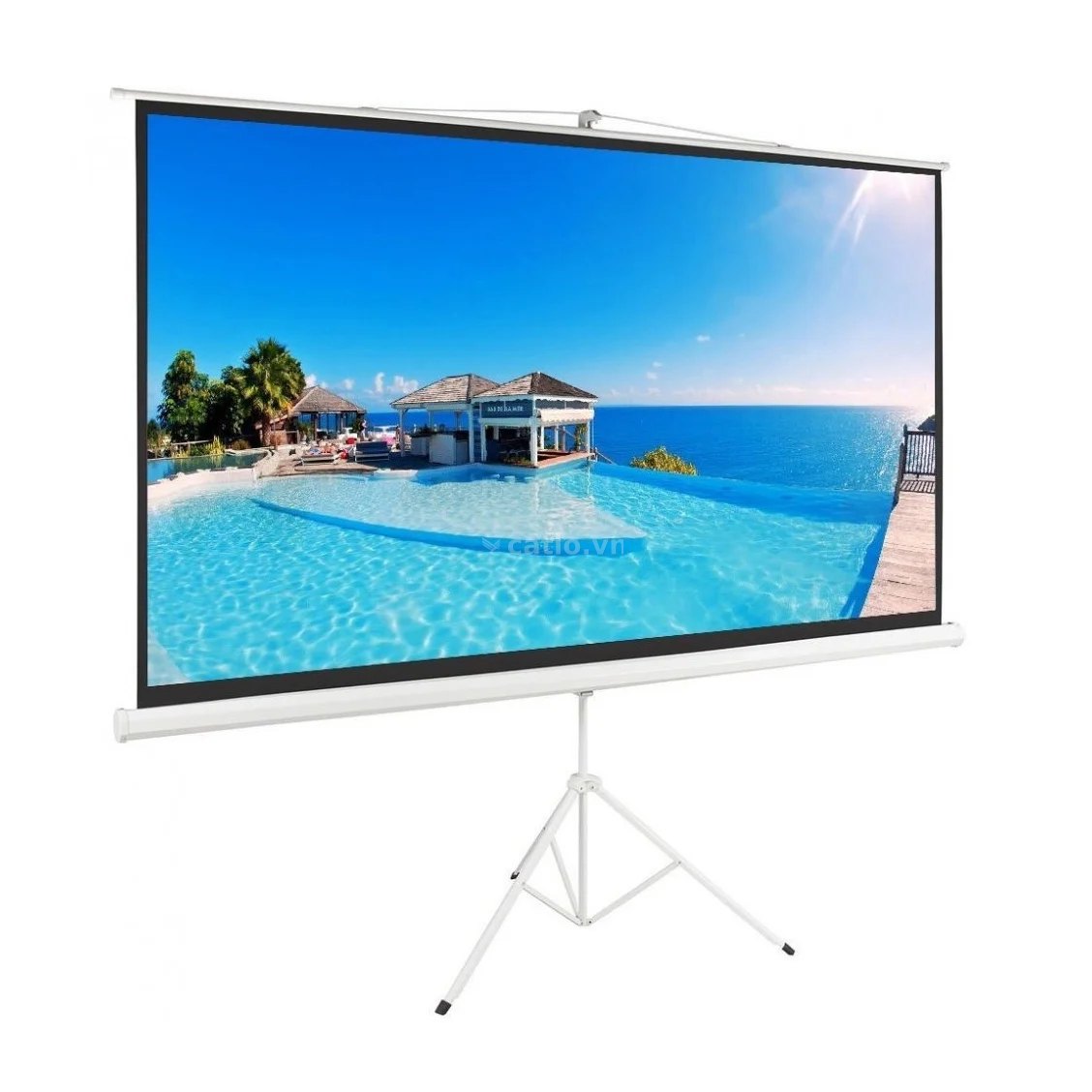 Màn chiếu 3 chân ECO SCREEN 60x60 (inch) | 84" – ảnh 1