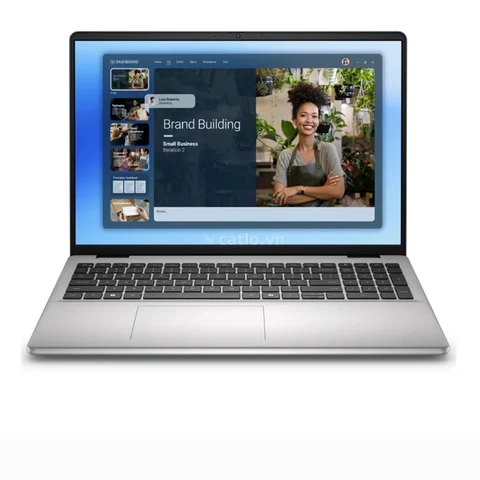 Laptop Dell 16 DC16251 | i5-120U, 8GB DDR5, SSD 512GB NVMe, 16" FHD+ Touch, Win 11, Silver – ảnh 1