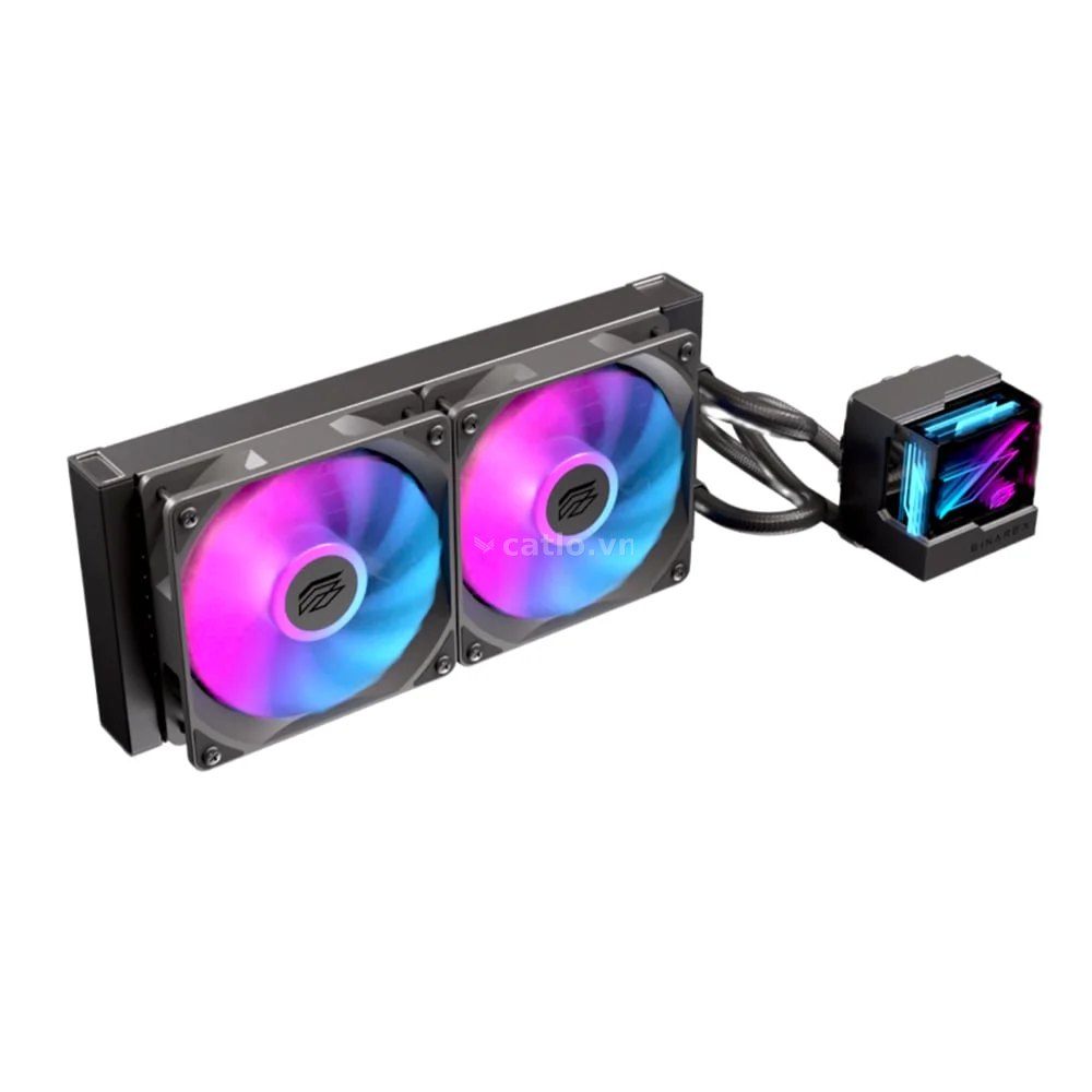 Tản nhiệt nước EINAREX Vertex Lite 240 ARGB | 240mm, ARGB, Đen – ảnh 1