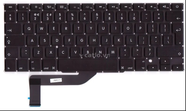 Bàn phím Macbook Pro Retina 15" A1398 - A1398 (UK) – ảnh 1