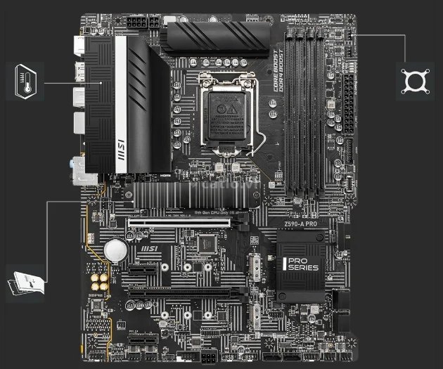 Mainboard Z590 MSI PRO (2ND) – ảnh 1