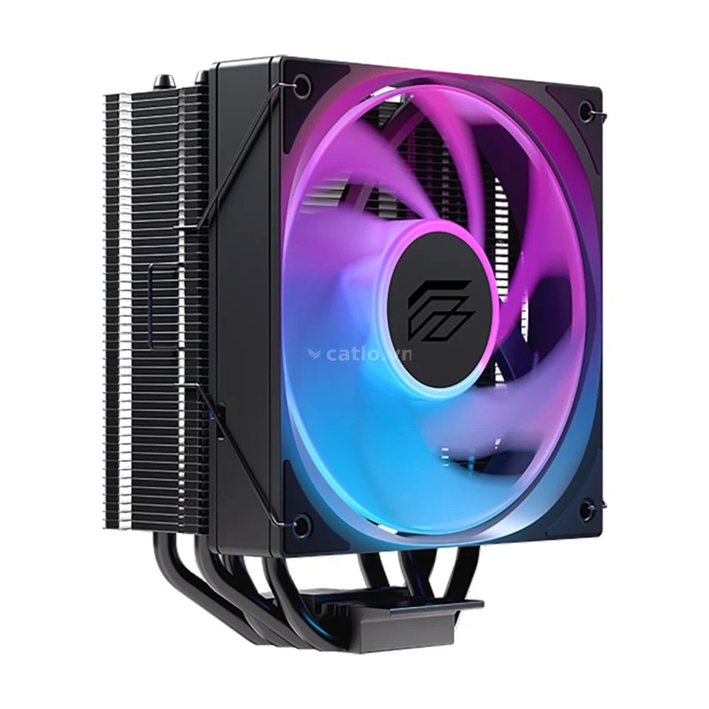 Tản nhiệt khí EINAREX Ventus V50 ARGB | 4 ống đồng, 1 Fan 120mm, Đen – ảnh 1