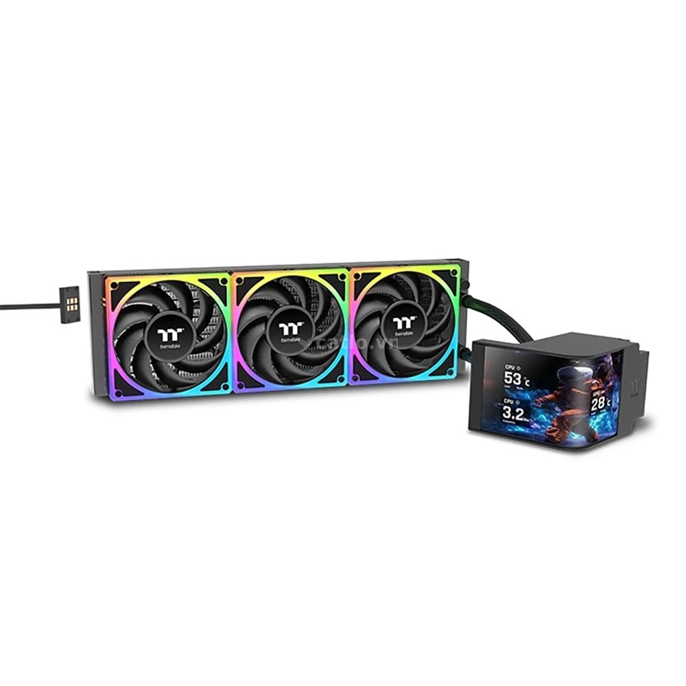 Tản nhiệt nước CPU Thermaltake MAG Curve 360 Ultra ARGB Sync | 360mm, ARGB Sync, Đen – ảnh 1