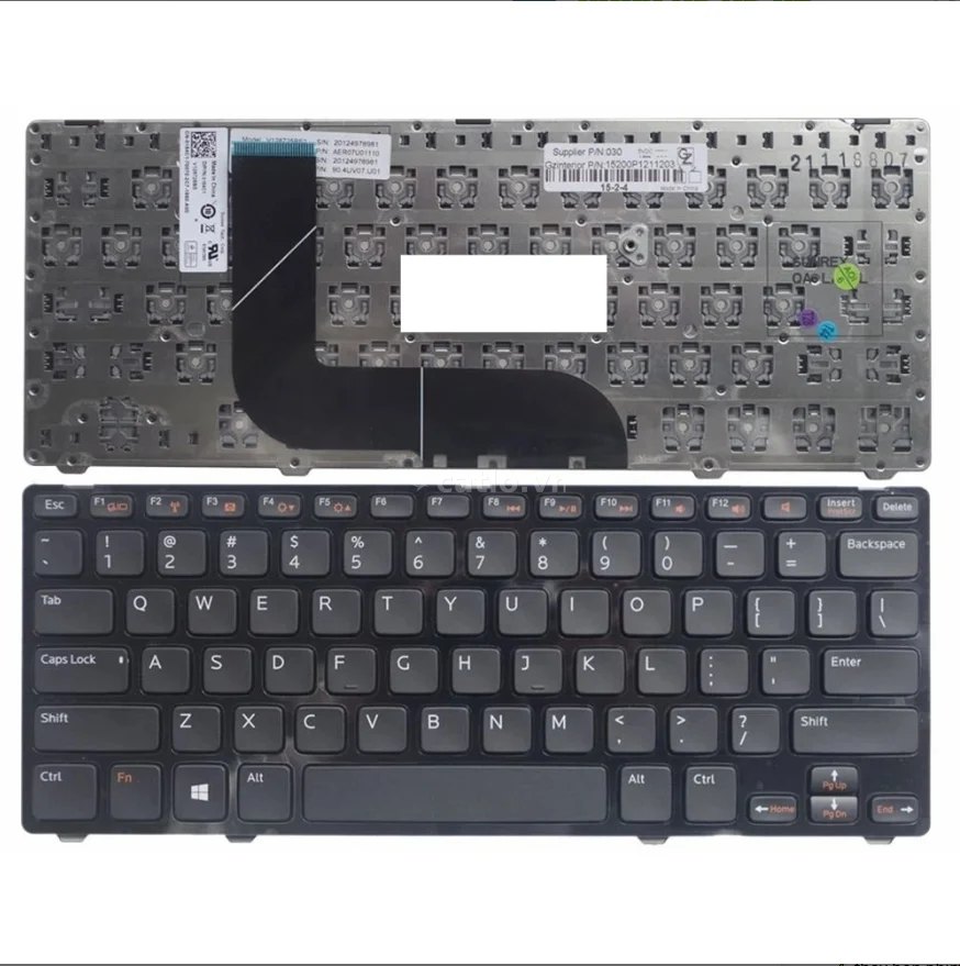 Bàn phím laptop Dell Inspiron 14Z-5423, 13Z-5323, 1618l, Vostro 3360 đen – ảnh 1
