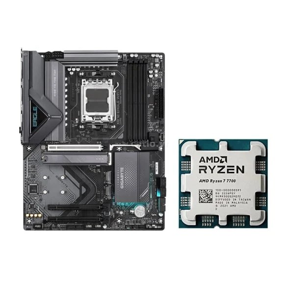 COMBO AMD RYZEN 7 7700 - GIGABYTE X870 EAGLE WIFI – ảnh 1