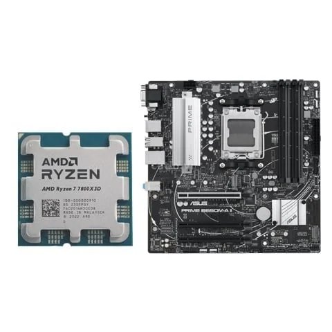 COMBO AMD R7 7800X3D - ASUS Prime B650M-A II DDR5 – ảnh 1