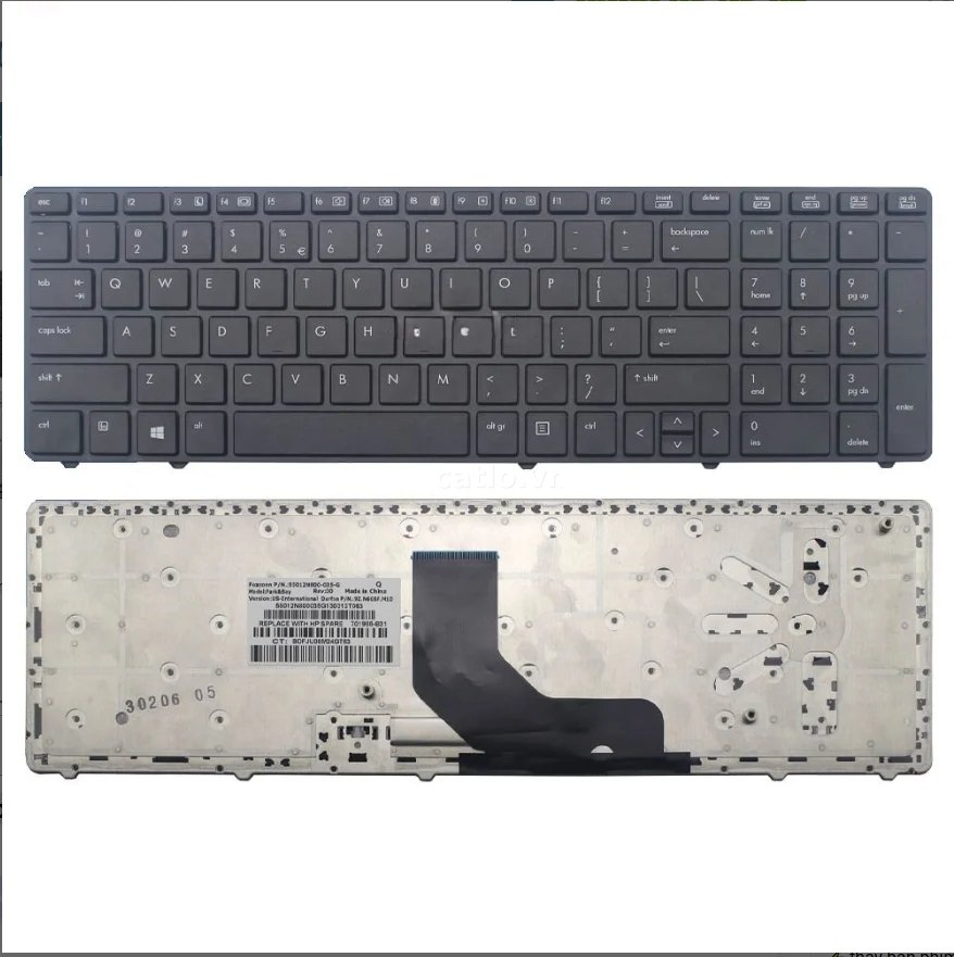 Bàn phím laptop HP ProBook 6560b 6565b 6570b 6575b, EliteBook 8560p 8570p – ảnh 1