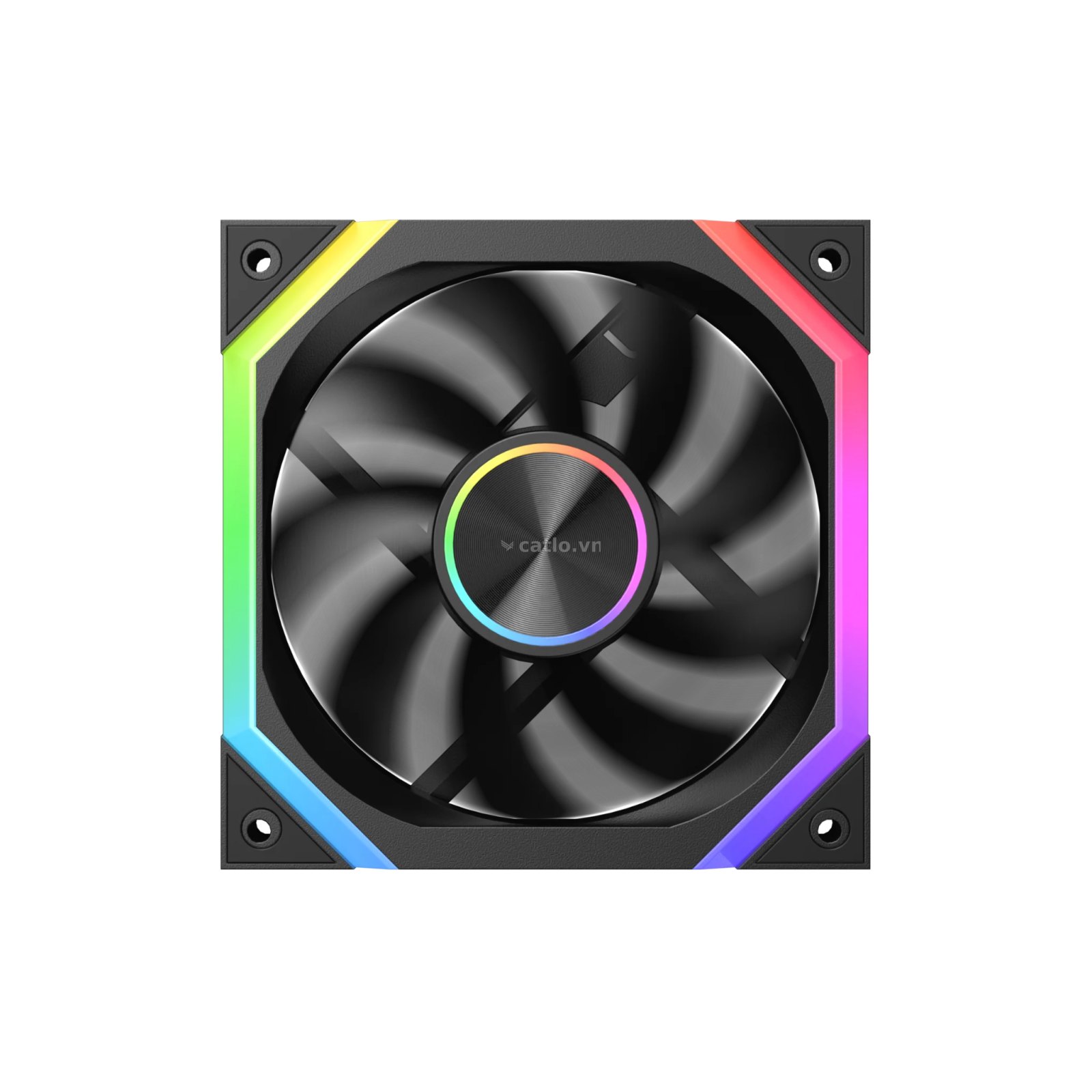 Quạt tản nhiệt PC Xigmatek Infinity Pro 6 (EN 49415) | Fan 120mm, ARGB, Gió thuận, Đen – ảnh 1