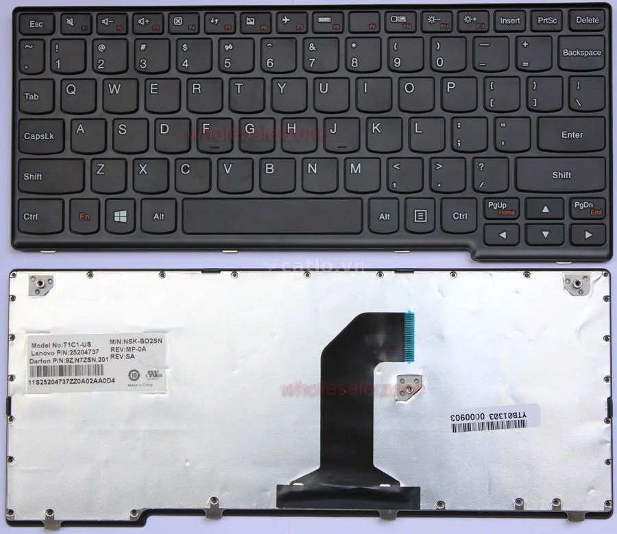 Bàn phím laptop Lenovo Yoga 11 (Đen) – ảnh 1