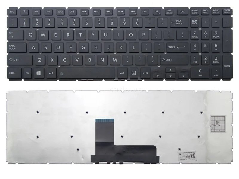 Bàn phím laptop Toshiba L50-B, L50D-B, L50t-B, L55-B, L55D-B, L55t-B, L50-C, L55-C, C55-C, C55t-C – ảnh 1