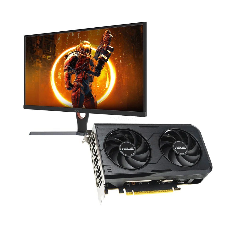 Combo VGA Asus V.5050.8G.AS.DUAL - LCD AOC L.27.GA.AOC.Q27G11E-74.2K – ảnh 1